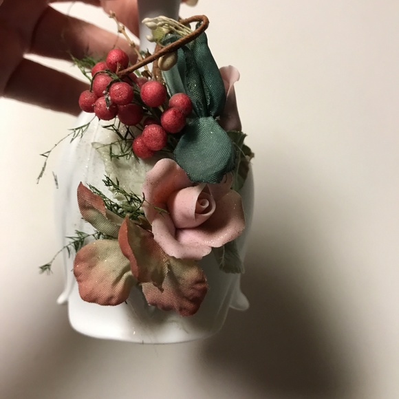 Other - Vintage Floral Porcelain Bell